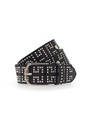 Gigi Mixed Rivets Leather Belt