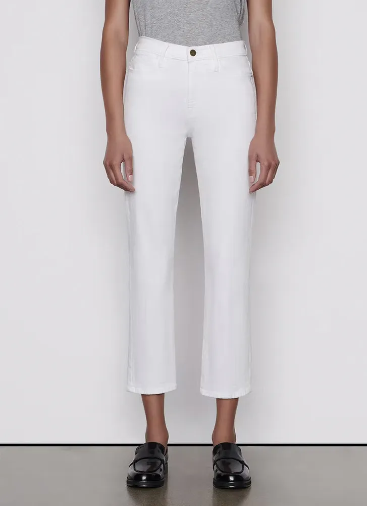 Le High Straight Blanc Jeans