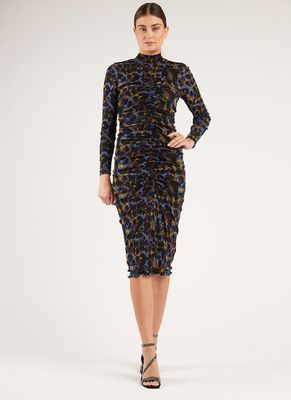 Verina Reversible Mesh Midi Dress