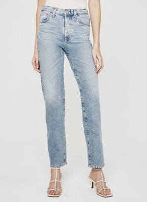 Alexxis Vintage Wash Straight-Leg
