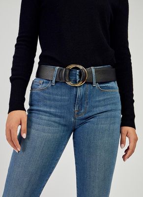 Cilena Long Tip Leather Belt
