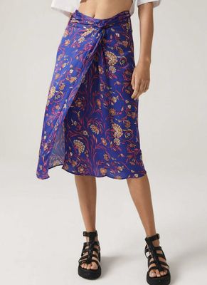 Corso Printed Midi Skirt