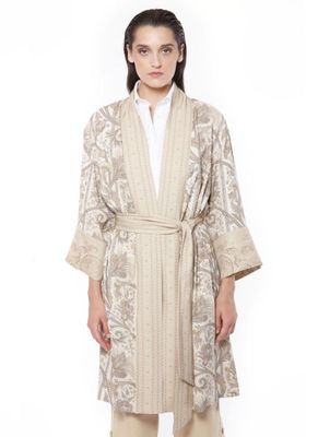 Three-Quarter-Sleeve Duster
