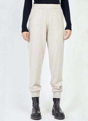 Relaxed Wool and Cashmere-Blend Jogger