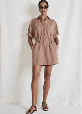 Palmera Mini Shirt Dress