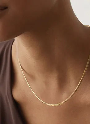 Priya Gold Snake Chain Necklace