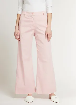 Fitted Cotton Trouser