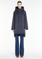 Vicolo Marine Quilted Hooded Coat
