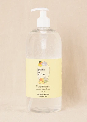 No-rinse hand cleaner - Peach and cream