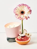 Pink jar candle – Apple & grapefruit