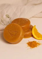 Savon artisanal - ORANGE ET CURCUMA