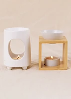 Wooden aroma burner