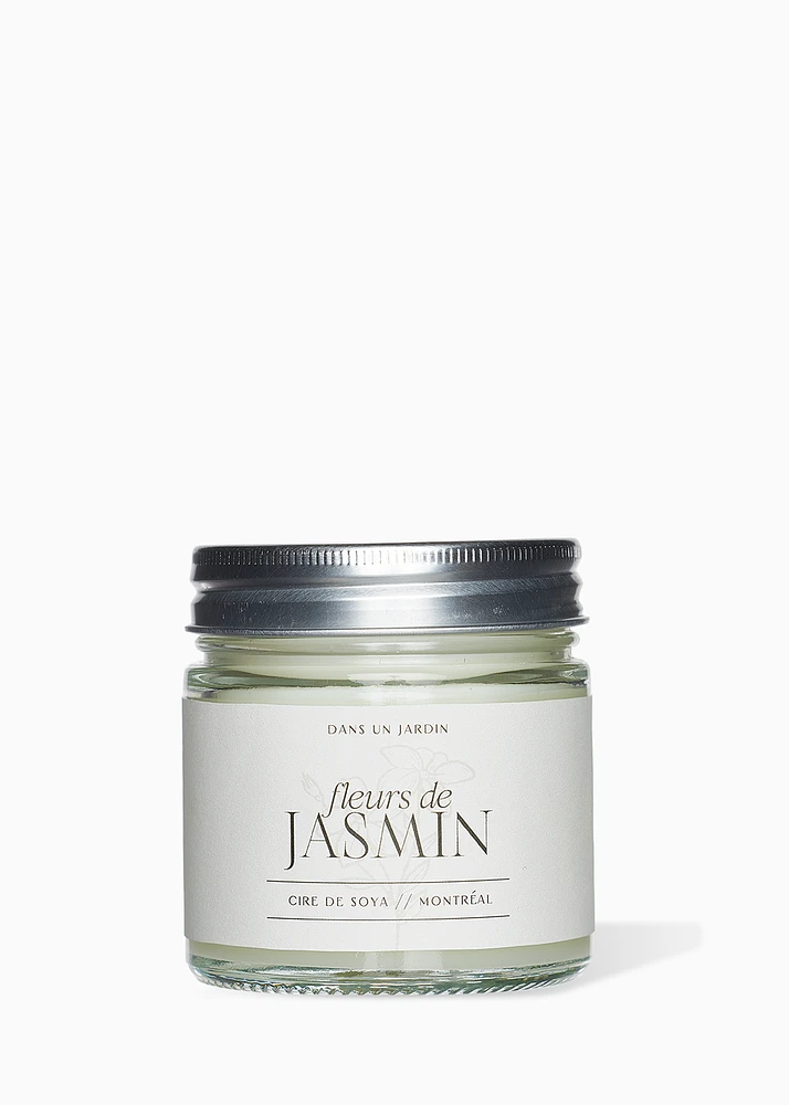Bougie 1 mèche - Fleurs de jasmin