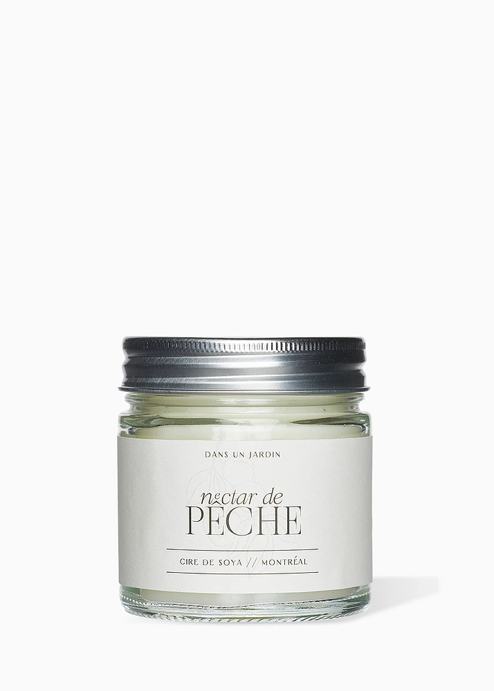 Bougie 1 mèche - Nectar de pêche