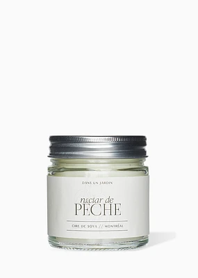 Bougie 1 mèche - Nectar de pêche