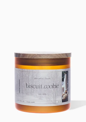 3-wick candle - Biscuits