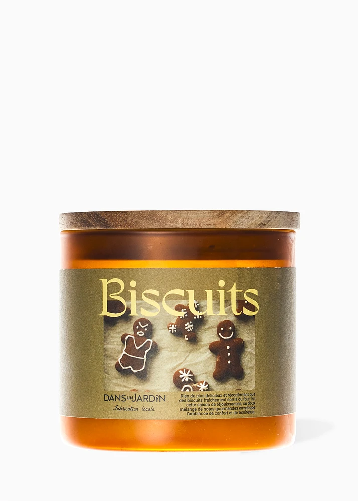 3-wick candle - BISCUITS
