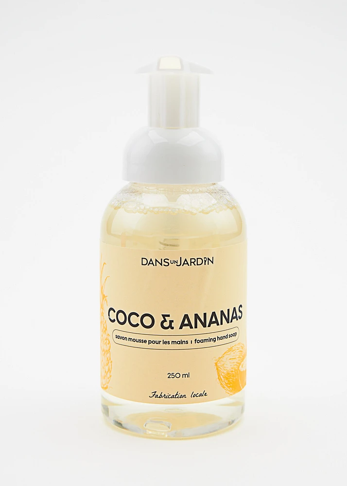 Foaming hand soap - COCONUT AND PINEAPPLE