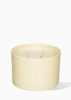 Yellow pot candle – Pineapple & honey