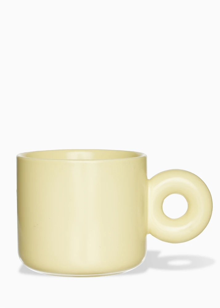 Bougie tasse jaune – Ananas & miel