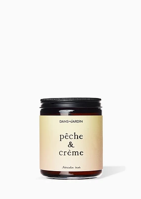 Bougie 1 mèche - PÊCHE & CRÈME