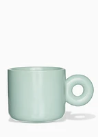 Bougie tasse aqua – Fleur d’oranger & jasmin