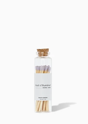 Wooden matches - Mauve