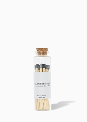 Wooden matches - Black
