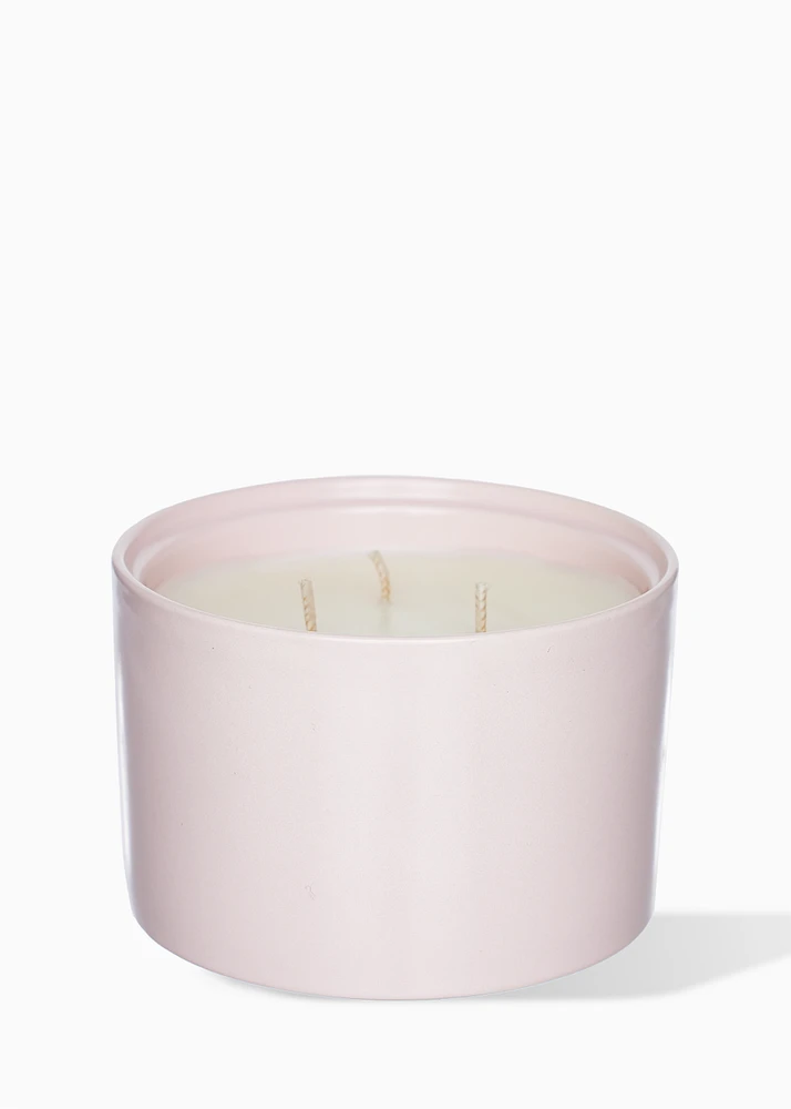 Pink jar candle – Apple & grapefruit