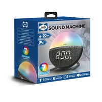 SEALY SOUND MACHINE MULTICOLOR LIGHT-UP CLOCK