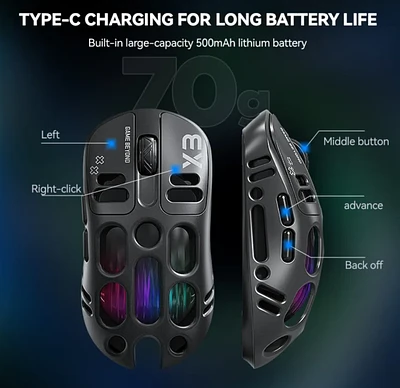 T-WOLF GAMING MOUSE X3