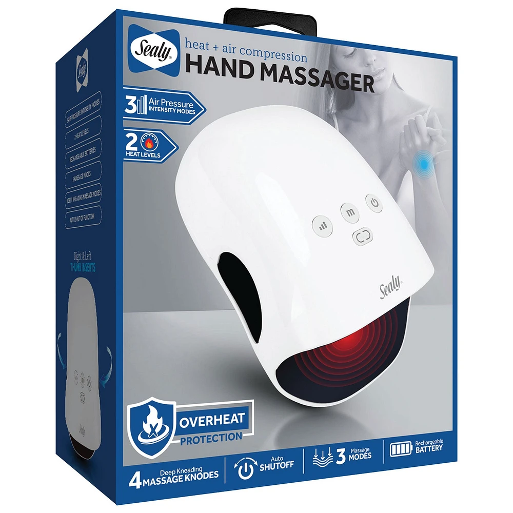 SEALY HAND MASSAGER HEAT + AIR COMPRESSION