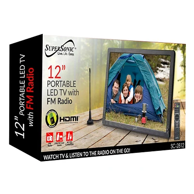 SuperSonic 12” Portable TV