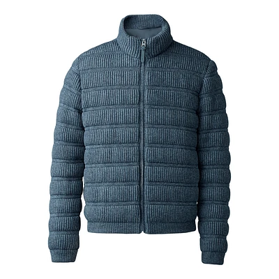 Mackage Christopher Cashmere Light Down Jacket Carbon Mix, Size:
