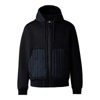 Mackage Cruz Zip-up Hybrid Vertical Quilt Hoodie Size: