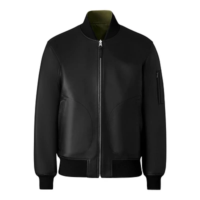 Mackage Easton-sa 2-in-1 Reversible Leather Bomber Jacket Size: