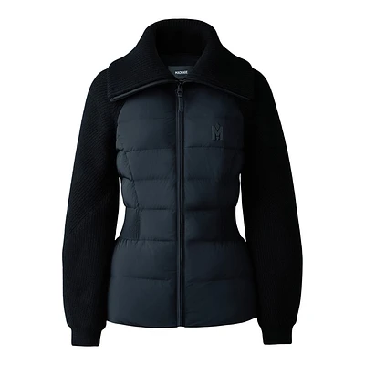 Mackage Foxy Light Down Mixed Media Jacket Size: