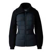 Mackage Foxy Light Down Mixed Media Jacket Size: