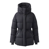 Mackage Freya-city Stretch Light Down Jacket Black, Size: