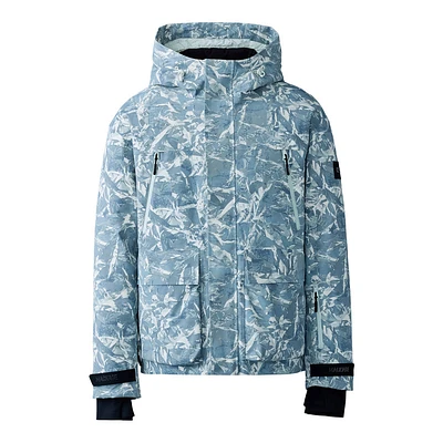 Mackage Frost-fp Medium Down Ski Jacket Sky Blue Frost, Size: