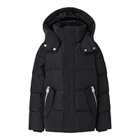 Mackage Hudson Nano Down Jacket With Removable Hood For Toddlers (2-6 Years) Black, Size: