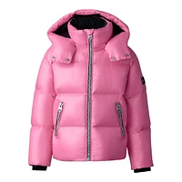 Mackage Jesse Lustrous Light Down Jacket For Toddlers (2-6 Years) Bright Pink, Size: