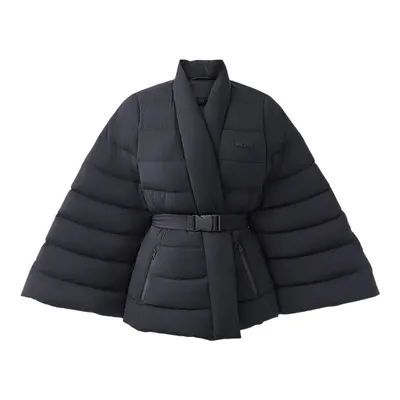 Mackage Julieta-city Light Down Wrap Coat Black, Size: