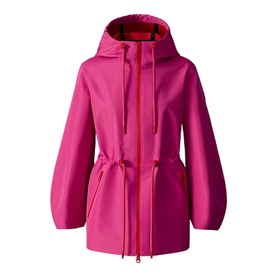 Mackage Kalea-z Hooded Rain Jacket Size: