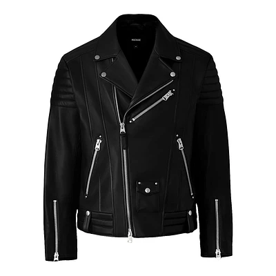 Mackage Kenneth Leather Biker Jacket Size: