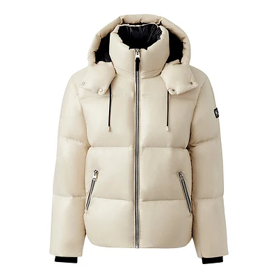 Mackage Kent-z Lustrous Light Down Jacket With Hood Trench, Size: