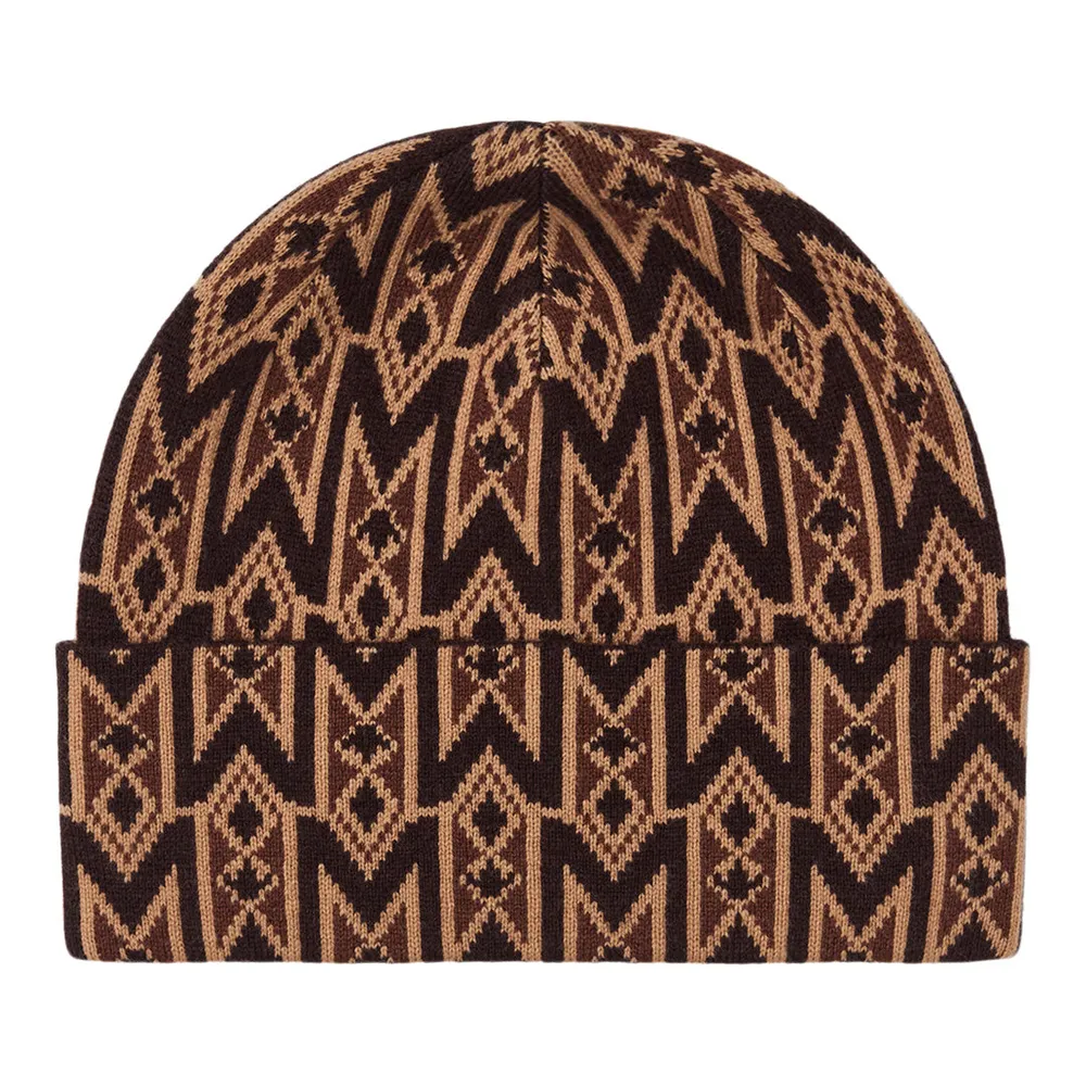 Kiko, Unisex Knit merino blend monogram hat