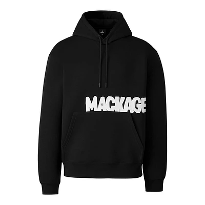 Mackage Krystian-pr Double-face Jersey Logo Hoodie Size: