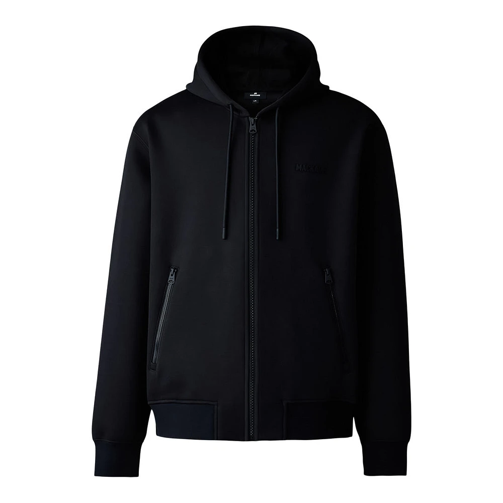 Mackage Krystos Double-face Jersey Zip-up Hoodie Size: