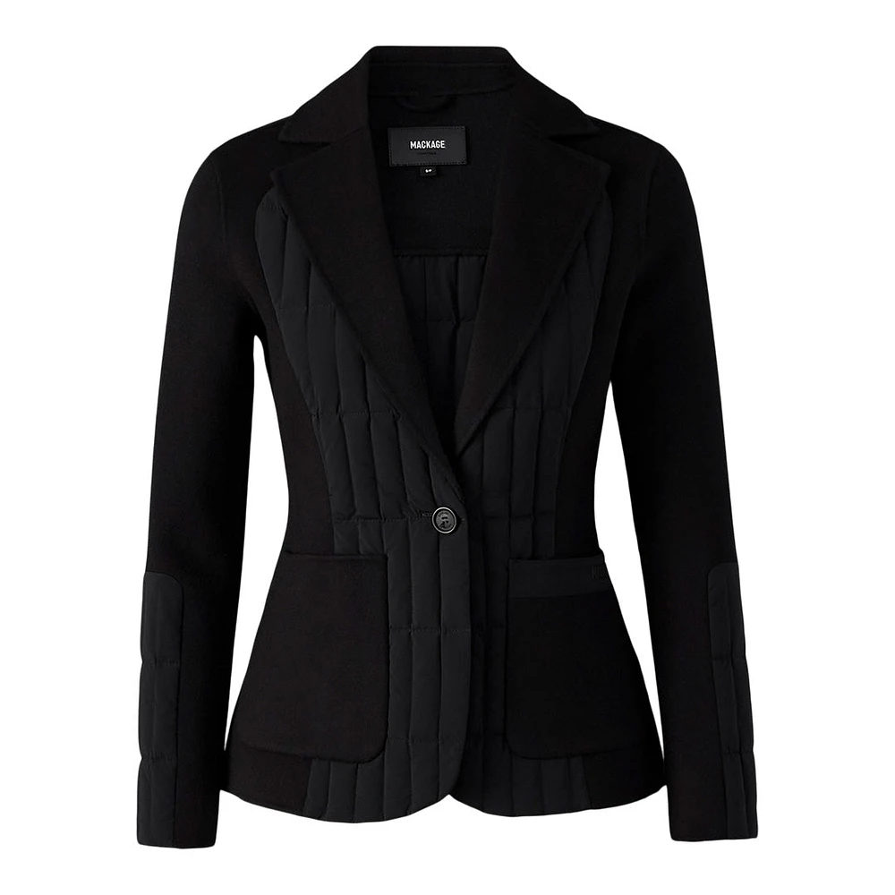 Mackage Leilani Sustainable Wool Tailored Jacket Size: